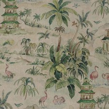 Double Width Flamingo & Palm