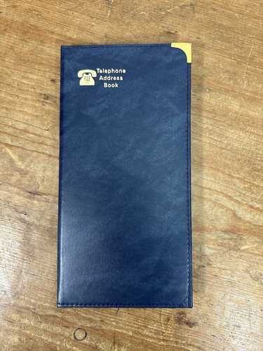 Retro blue faux leather - faux,
