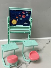 Barbie Chelsea Playset Desks Slide  Teacher Board