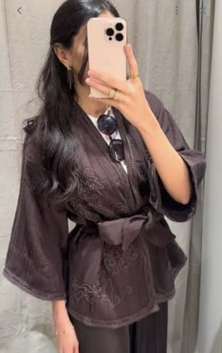 Zara kimono jacket with - kimono,