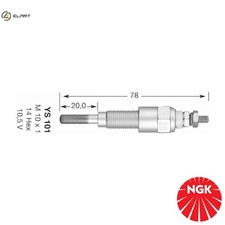 4x SPARK PLUG 5110 FOR RENAULT