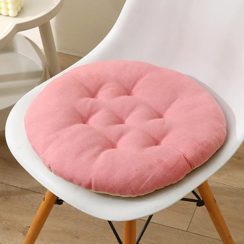 Solid round chair seat pad - solid,