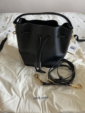 Sophie Hulme Small Drawstring Bucket Saddle Leather Bag In Black. Used, See Pics