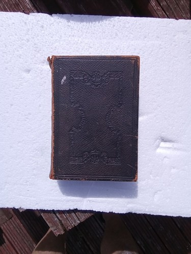 1860 leather bound king james - leather,