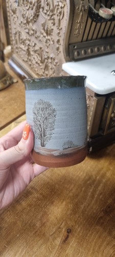 Vintage studio pottery - vintage, vase
