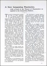 A NEW INTEGRATING PLANIMETER