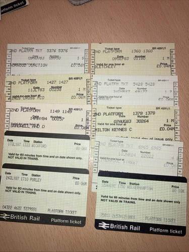 Platform tickets - x.,