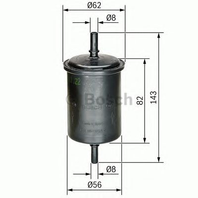Bosch car fuel filter f2161 - fuel,