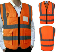HI VIS VIZ VEST HIGH