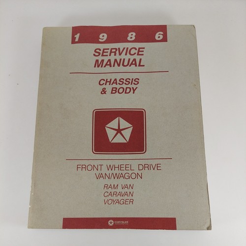 1986 chassis body - chassis, service