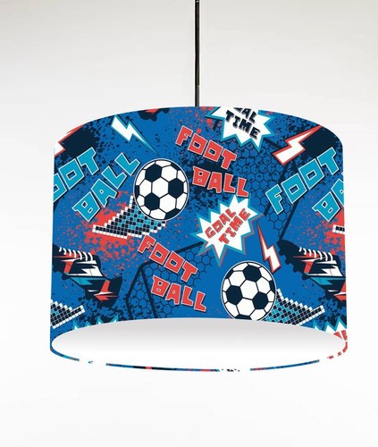 Football blue ceiling drum - football,