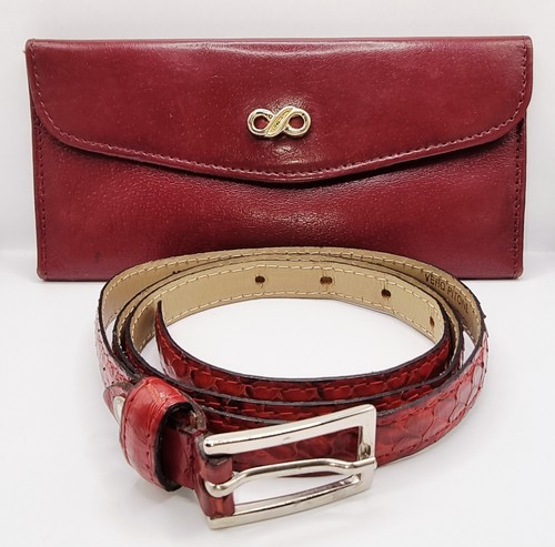 Vintage italian red snakeskin - italian,