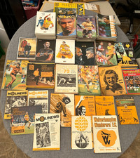 400+ WOLVERHAMPTON WANDERERS WOLVES HOME AWAY PROGRAMMES JOB LOT COLLECTION