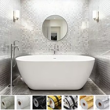 Metallic Silver Bathroom