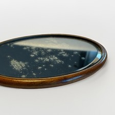 Vintage Oval Bevelled Glass