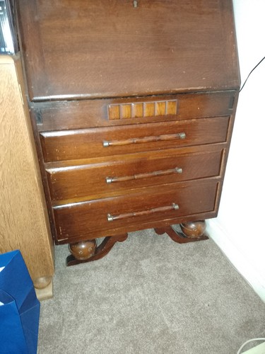 Vintage antique bureau writing - vintage/antique,