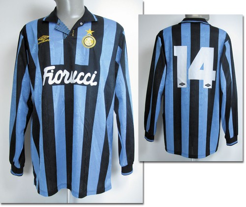 Match worn player jersey inter - worn,