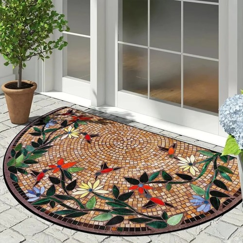 Half moon outdoor door - moon,