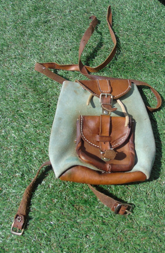 Vintage small suede and - vintage,