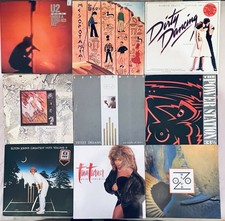 18xLP Albums Bundle U2 The Cult Phil Collins Eurythmics B52s Elton John Queen
