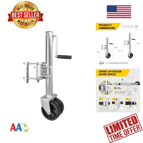 Trailer jack lift - trailer, 11.5"