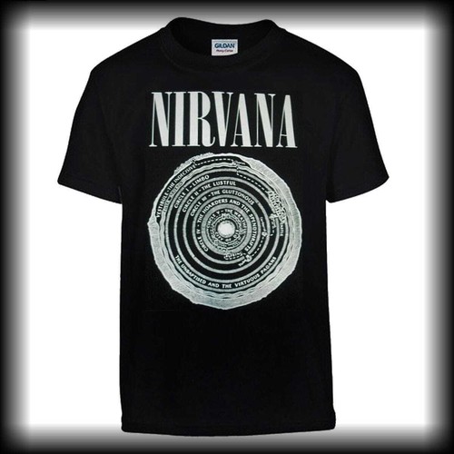 Nirvana circle shirt mens - nirvana, t/shirt
