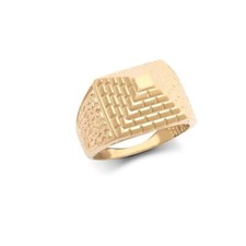 Gold Pyramid Ring Childs 9ct