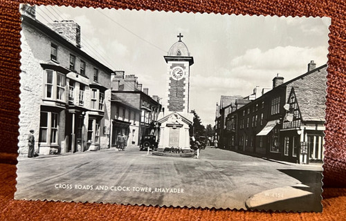 Vintage postcard rhayader - vintage,