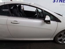 FRONT DOOR RH PEUGEOT 308 MK1 FL (T7) 2008 TO 2013 WHITE  2 DOOR CONVERTIBLE