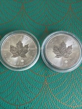 2 X 1oz Canadian Maple 9999