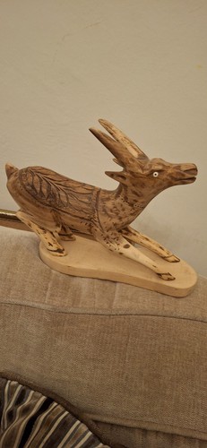 Lovely wooden gazelle - lovely, hand
