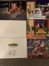 PKT OF 12 COMEDY XMAS CARDS by