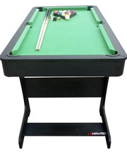 Viavito PT100X Sturdy Folding Pool Billiard Games Table with Accessories