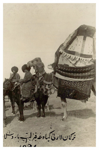 Turkmenistan man horseback - man,
