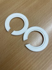 Plastic Lamp/Light Shade Adaptor Reducer Rings X 2 A036