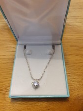 Diamonique QVC Rhodium Plated