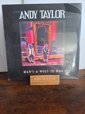 ANDY TAYLOR-MAN'S A WOLF TO MAN, WHITE VINYL LP, 2023 (SEALED)