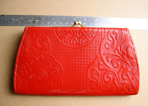 Vintage lady evening cloth red