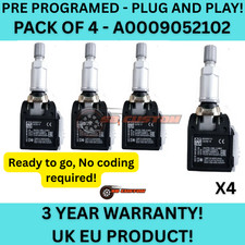 4x TPMS TYRE PRESSURE SENSORS