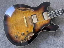 RARE Ibanez AS153-AYS 5B-03 semi hollow electric guitar Jazz Blues Flamed Maple