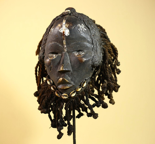 Authentic african dan mask - dan,
