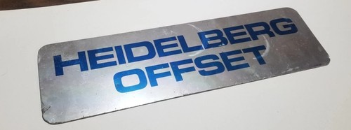 Original heidelberg offset - original,