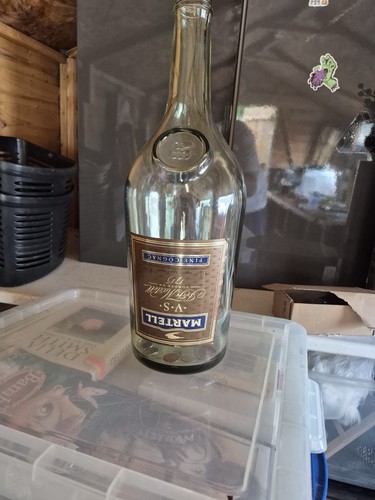 Empty martell s cognac - empty,