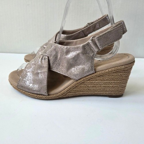 Clarks shoes womens metallic - 8,