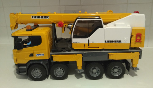 Bruder toys scania liebherr - toys,
