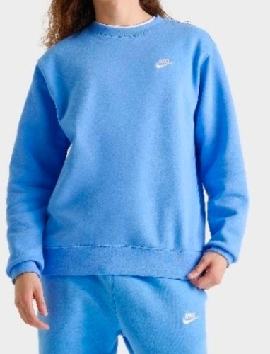 Nike blue crew sweatshirt with - crew,