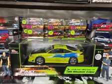 Fast & Furious 1995 Mitsubishi Eclipse 1/18 Diecast Model Car Collectible Toy