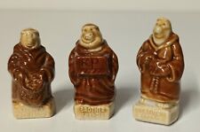  3 Vintage Wade Whimsies Kp Crisps Monks Fr Abbot, Bro Benjamin, Bro Francis