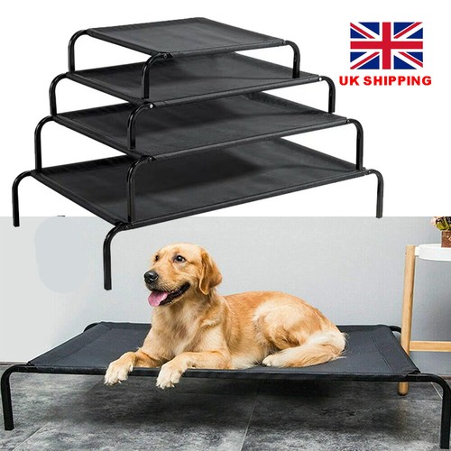 Large elevated dog pet bed - large,