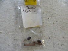 HORNBY DUBLO / WRENN 2 USED BRUSHES AND 2 USED SPRINGS FOR SPARES